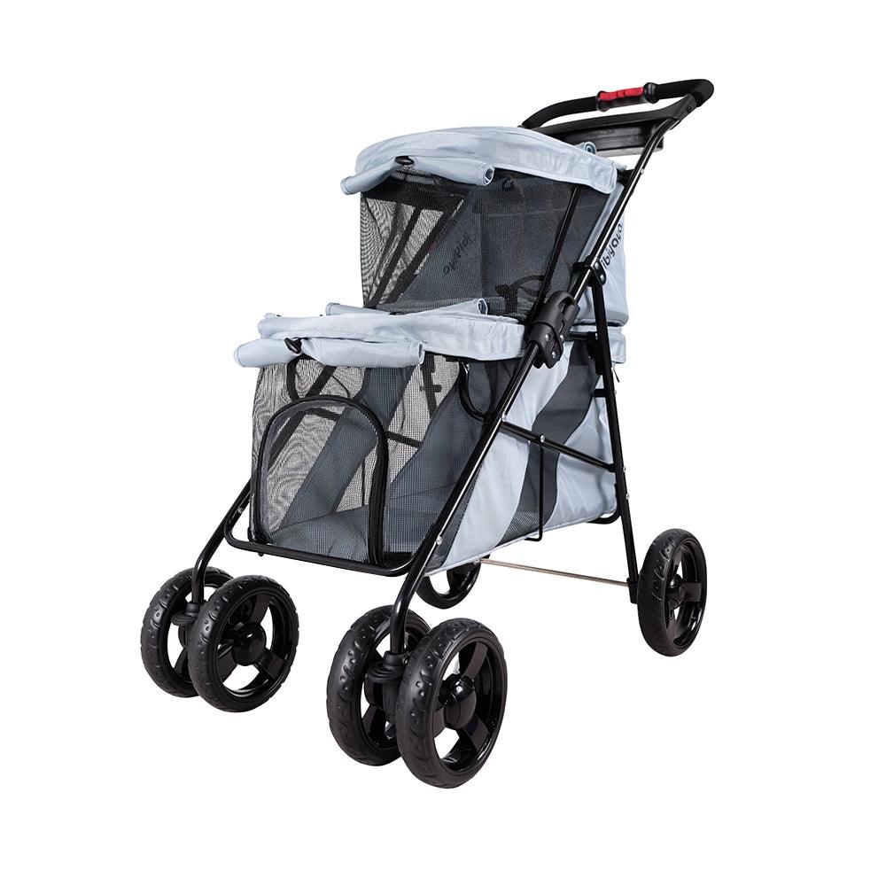 Ibiyaya Double Decker Pet Stroller for Multiple Pets - Pet Parlour Australia